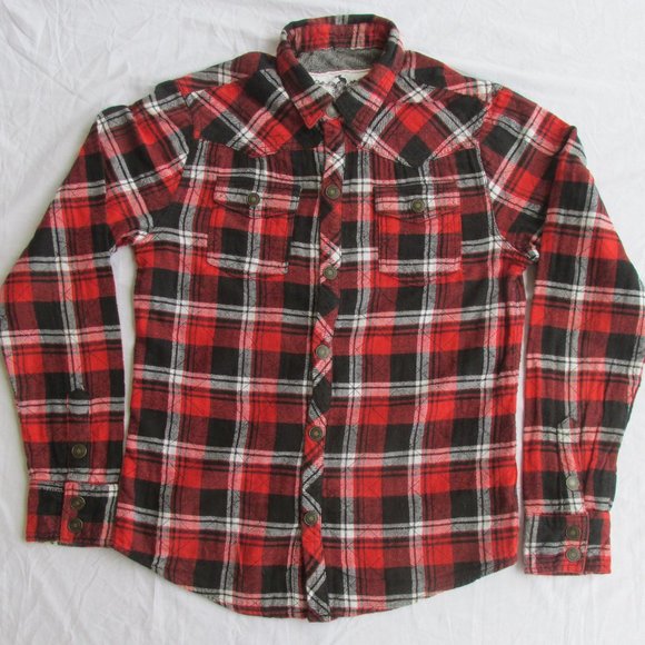 Charles & 1/2 Mens Cotton Flannel Shirt Size Small - Picture 1 of 3